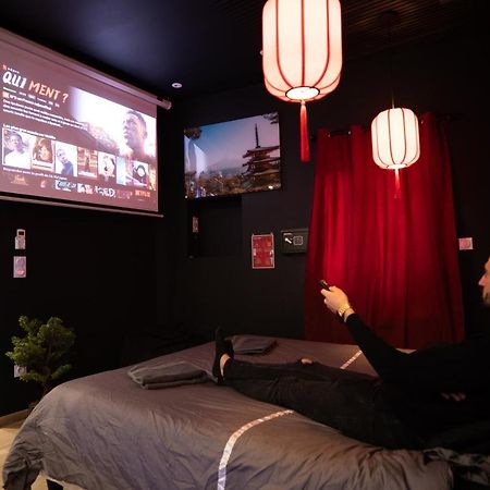 Apartamento Capsule Japon - Jacuzzi - Netflix & Ecran Cinema - Xbox Trith-Saint-Leger Exterior foto