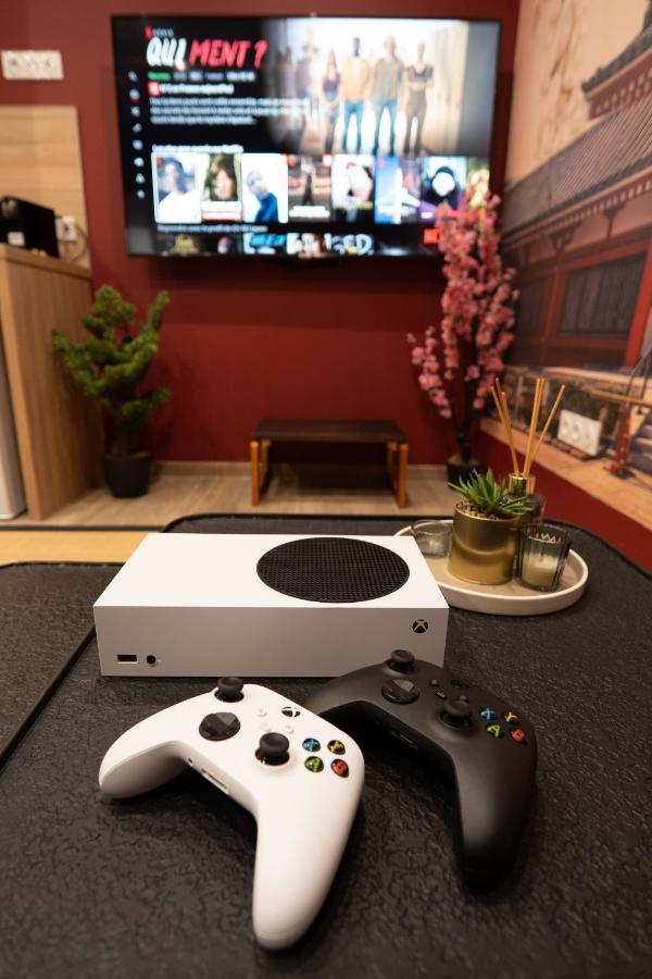 Apartamento Capsule Japon - Jacuzzi - Netflix & Ecran Cinema - Xbox Trith-Saint-Leger Exterior foto