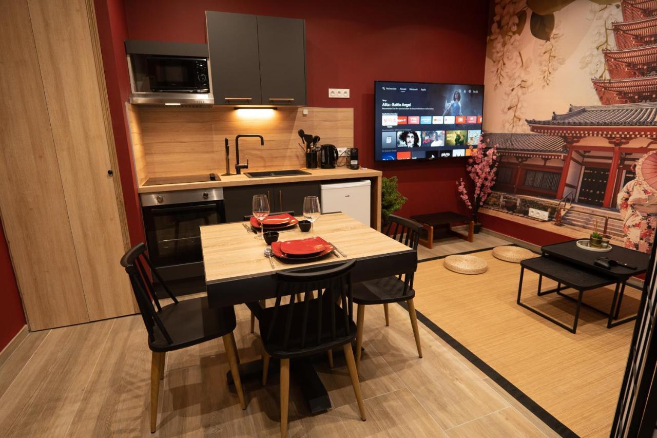 Apartamento Capsule Japon - Jacuzzi - Netflix & Ecran Cinema - Xbox Trith-Saint-Leger Exterior foto
