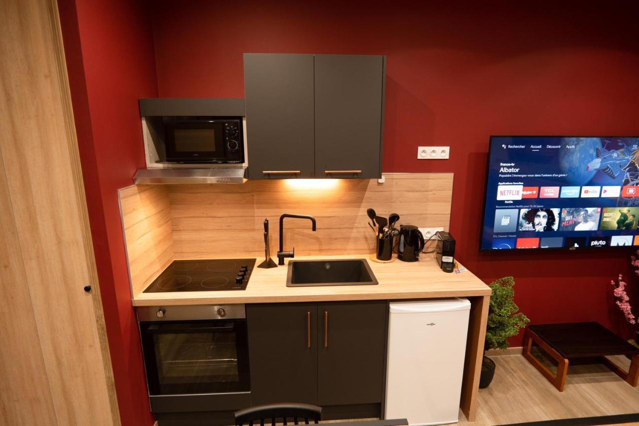 Apartamento Capsule Japon - Jacuzzi - Netflix & Ecran Cinema - Xbox Trith-Saint-Leger Exterior foto